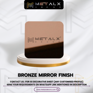 BRONZE MIRROR STAINLESS STEEL SHEET