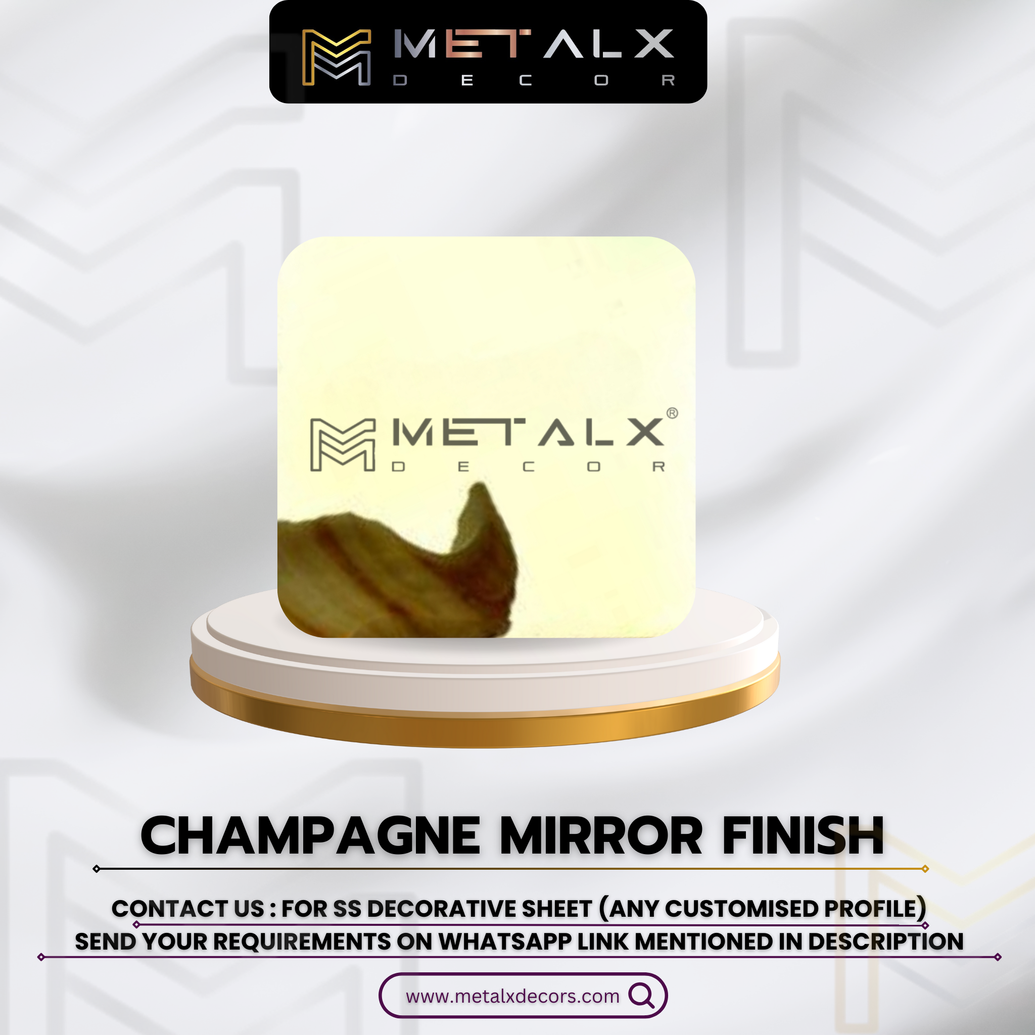 SS PVD MIRROR FINISH SHEETS