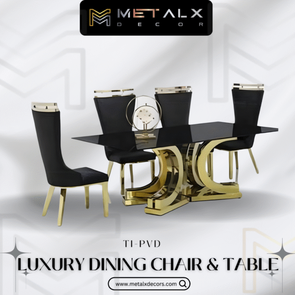 Dining Table and Chair - MetalX Decor