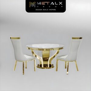 Dining Table and Chair - MetalX Decor