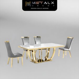 Dining Table and Chair - MetalX Decor