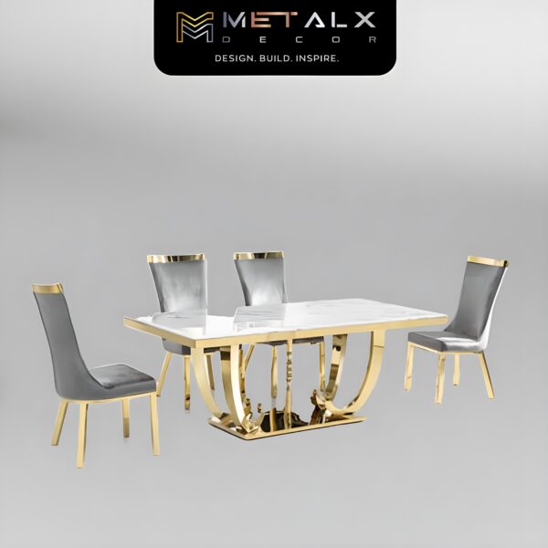 Dining Table and Chair - MetalX Decor