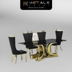 Dining Table and Chair - MetalX Decor
