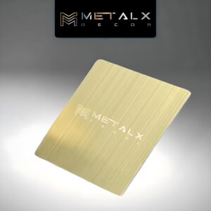 Brass Hairline Stainless Steel Sheet