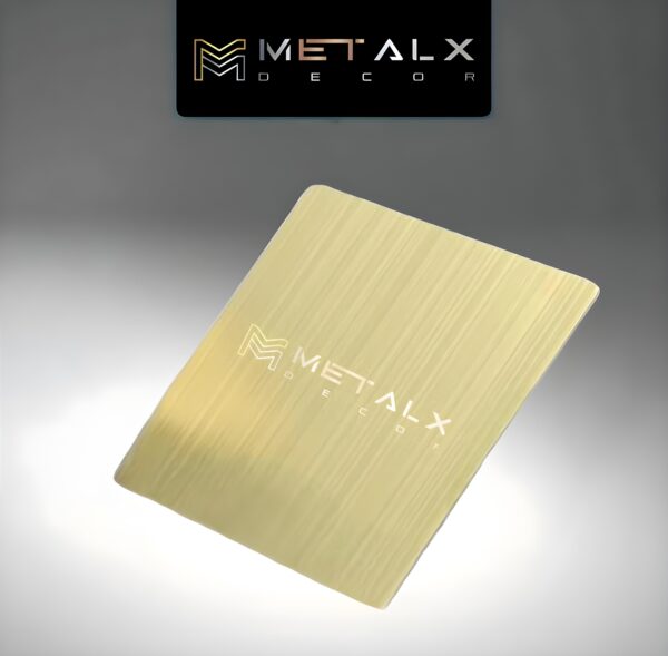 Brass Hairline Stainless Steel Sheet