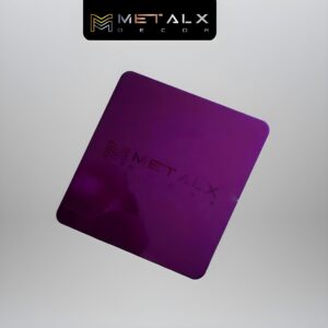 Colored Ti Deep Purple Red Stainless Steel Sheet
