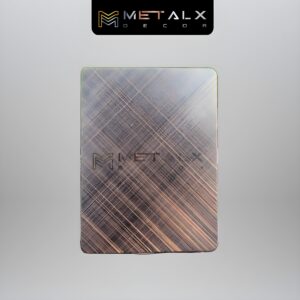Antique Copper Stainless Steel Sheet with Tilt Cross Lines