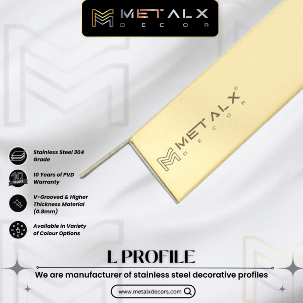 STAINLESS STEEL L PROFILE – SS L PATTI & L MOULDING - Image 6