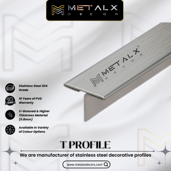 Stainless Steel T Profile Hairline Finish – Premium SS T Patti & SS T Channel - Image 5