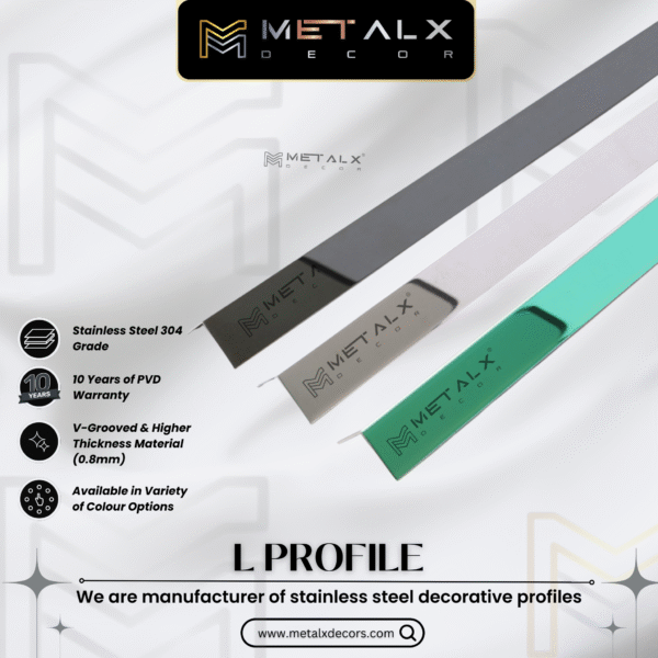 STAINLESS STEEL L PROFILE – SS L PATTI & L MOULDING - Image 2