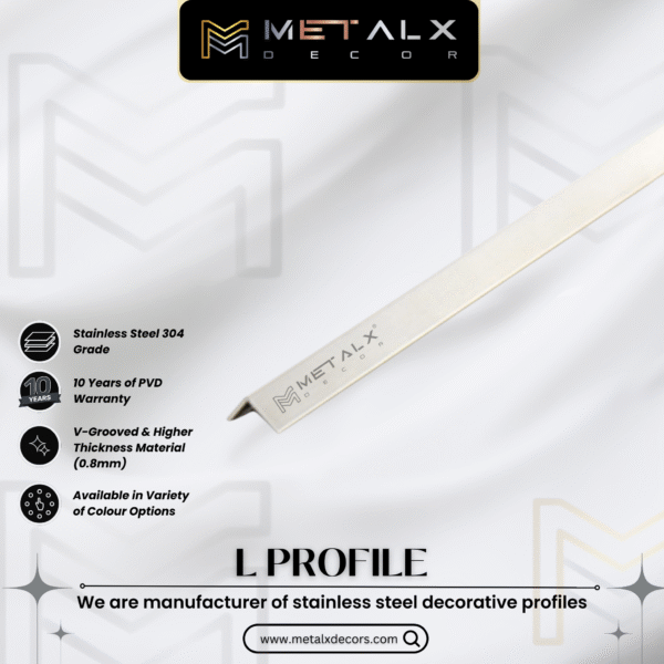 STAINLESS STEEL L PROFILE – SS L PATTI & L MOULDING - Image 5