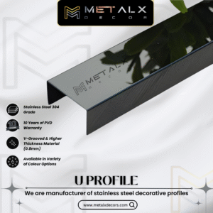 Premium Stainless Steel U Profile Mirror Finish for Stylish Interiors & Exteriors