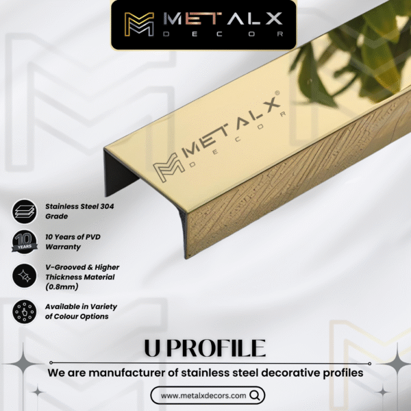 Premium Stainless Steel U Profile Mirror Finish for Stylish Interiors & Exteriors - Image 6